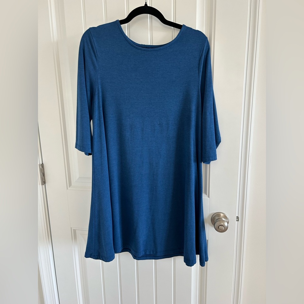 Architect Women's Long Sleeve Blue Dress